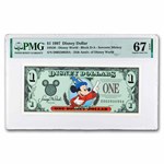 1997 $1.00 (DA) Sorcerer Mickey CU-67 EPQ PMG (DIS#50)