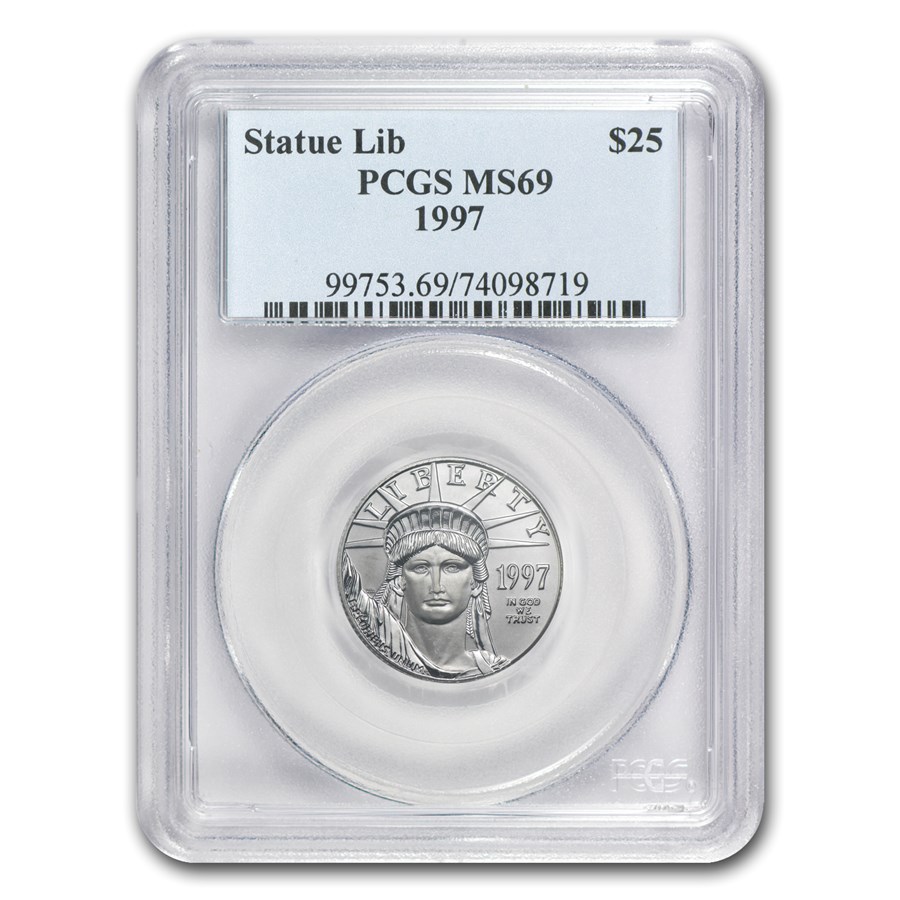 1997 1/4 oz American Platinum Eagle MS-69 PCGS