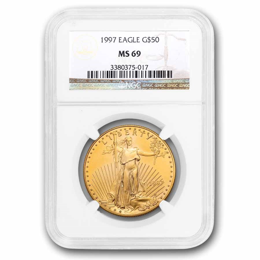 1997 1 oz American Gold Eagle MS-69 NGC