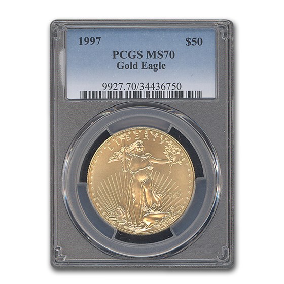1997 1 oz American Gold Eagle MS-70 PCGS