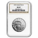 1997 1 oz American Platinum Eagle MS-69 NGC