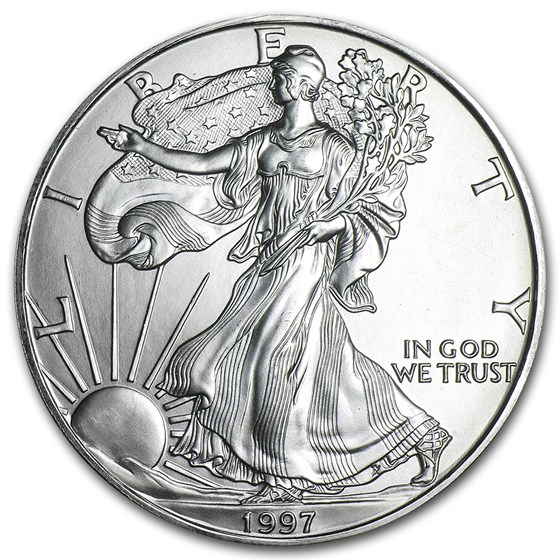 1997 1 oz American Silver Eagle BU