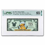 1997 $10.00 (AA) Simba CU-65 EPQ PMG (DIS#49)