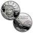 1997 3-Coin Proof Impressions of Liberty Set (Signed, Box & COA)