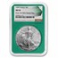 1997 American Silver Eagle MS-69 NGC (Green Holder)