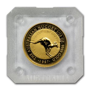 1997 Australia 1/10 oz Gold Nugget