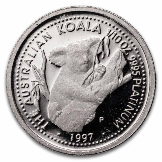 1997 Australia 1/10 oz Proof Platinum Koala