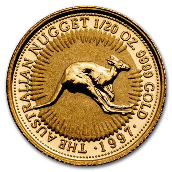 1997 Australia 1/20 oz Gold Nugget BU 1997 Australia 1/20 oz Gold Nugget BU