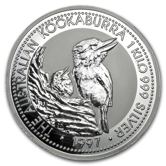 1997 Australia 1 kilo Silver Kookaburra BU