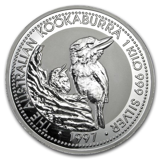 1997 Australia 1 kilo Silver Kookaburra BU 1997 Australia 1 kilo Silver Kookaburra BU