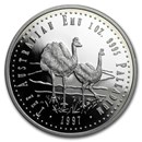 1997 Australia 1 oz Proof Palladium Emu