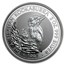 1997 Australia 2 oz Silver Kookaburra BU