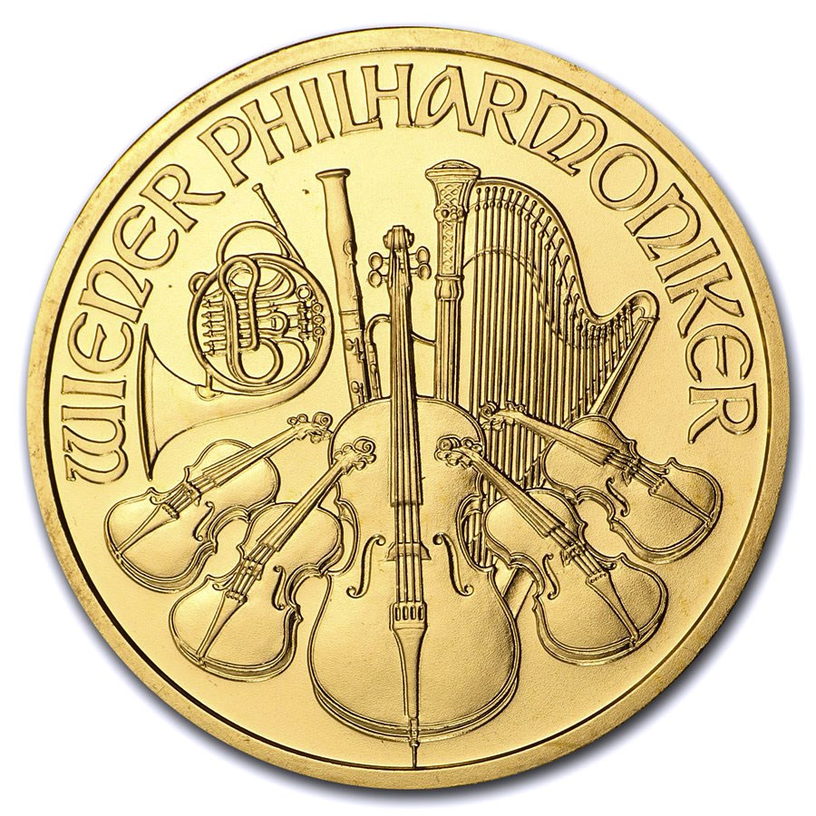 1997 Austria 1 oz Gold Philharmonic BU