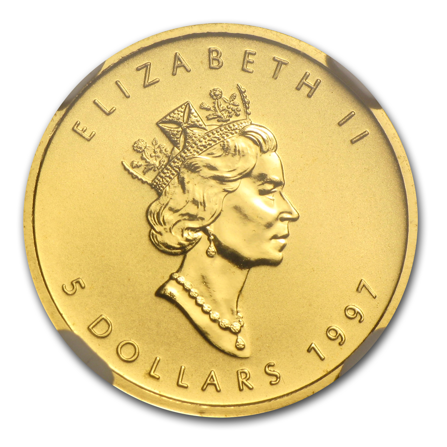 Buy 1997 Canadian 1/10 oz Gold Maple MS-66 NGC (Family Privy) | APMEX