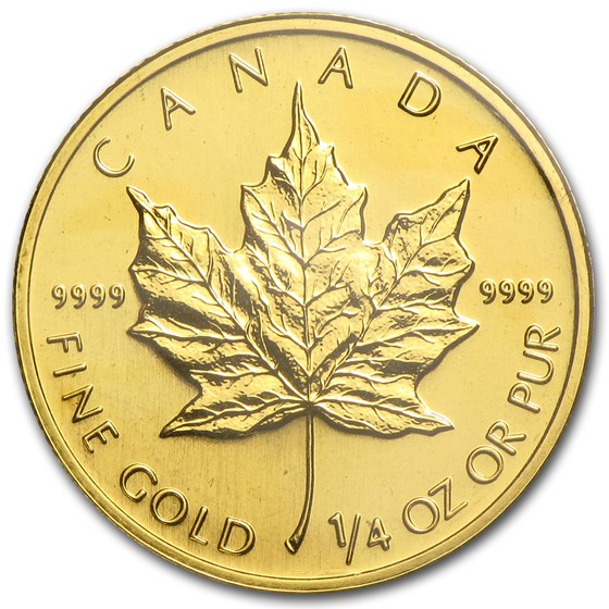 1997 Canada 1/4 oz Gold Maple Leaf BU 1997 Canada 1/4 oz Gold Maple Leaf BU