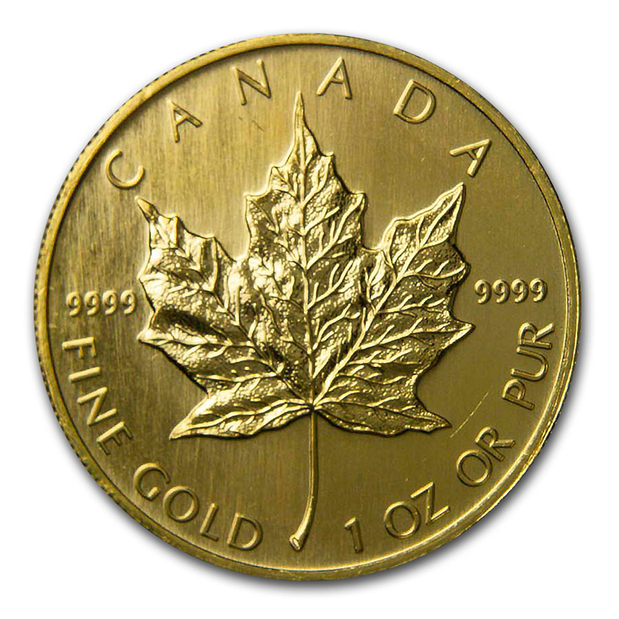 2004 Canada 1/10 oz Gold Maple Leaf BU SKU#87696 