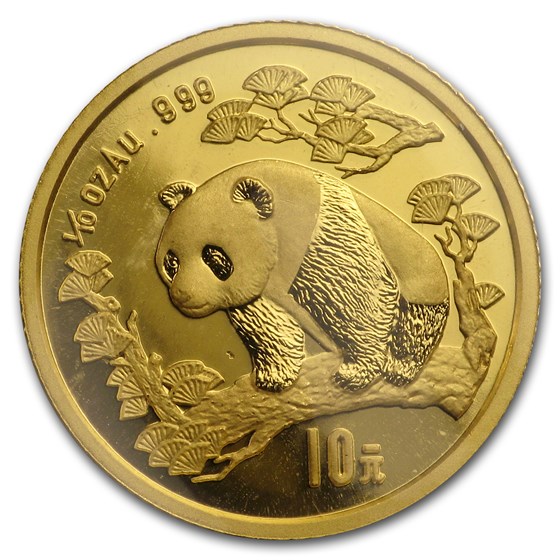 1997 China 1/10 oz Gold Panda Large Date BU (Sealed) 1997 China 1/10 oz Gold Panda Large Date BU (Sealed)
