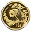 1997 China 1/10 oz Gold Panda MS-68 DPL NGC (Large Date)