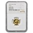 1997 China 1/10 oz Gold Panda MS-68 DPL NGC (Large Date)