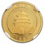 1997 China 1/10 oz Gold Panda MS-68 NGC (Large Date)