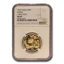 1997 China 1/2 oz Gold Panda Large Date MS-69 NGC