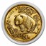 1997 China 1/2 oz Gold Panda Small Date BU (In Capsule)
