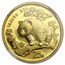 1997 China 1/4 oz Gold Panda Small Date MS-69 NGC
