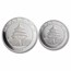 1997 China 1 oz and 1/2 oz Silver Panda Proof Set (Colorized)