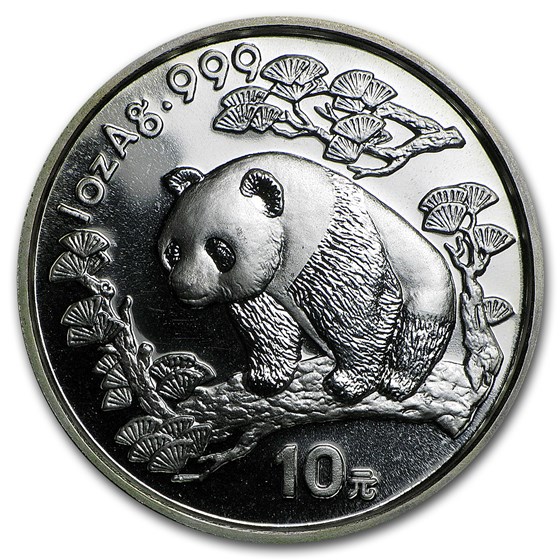 1997 China 1 oz Silver Panda BU (Capsule Only) 1997 China 1 oz Silver Panda BU (Capsule Only)