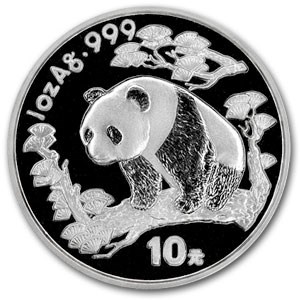 1997 China 1 oz Silver Panda BU (Sealed) 1997 China 1 oz Silver Panda BU (Sealed)