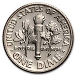 1997-D Roosevelt Dime 50-Coin Roll BU