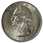 1997-D Washington Quarter 40-Coin Roll BU