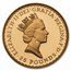 1997 Great Britain 4-Coin Gold Britannia Proof Set (w/Box & COA)