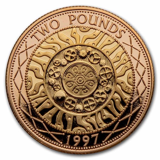 1997 Great Britain Gold 2 Pound Proof (Bi-Metal Celtic) 1997 Great Britain Gold 2 Pound Proof (Bi-Metal Celtic)