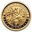 1997 Isle of Man 1/25 oz Gold Composer and Poet Thomas Moore