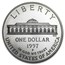 1997-P Botanical Garden $1 Silver Commem BU (w/Box & COA)