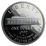 1997-P Botanical Garden $1 Silver Commem Proof (Capsule only)