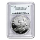 1997-S Jackie Robinson $1 Silver Commem PR-70 PCGS