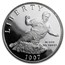 1997-S Jackie Robinson $1 Silver Commem Proof (Capsule only)