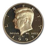 1997-S Kennedy Half Dollar PR-70 DCAM PCGS