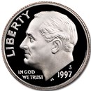 1997-S Roosevelt Dime Gem Proof