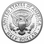 1997-S Silver Kennedy Half Dollar 20-Coin Roll Proof