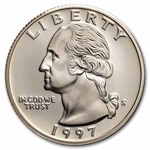 1997-S Washington Quarter 40-Coin Roll Proof