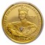 1997 Sierra Leone Gold $250 Dollars Diamond Victoria PR-63 PCGS