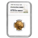 1997-W 1/10 oz Proof American Gold Eagle PF-69 NGC