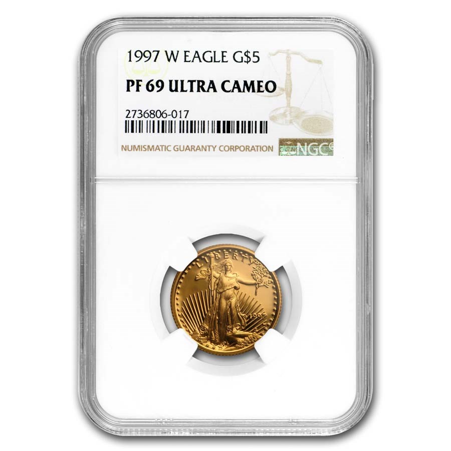 1997-W 1/10 oz Proof American Gold Eagle PF-69 NGC