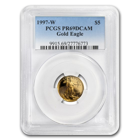 1997-W 1/10 oz Proof American Gold Eagle PR-69 PCGS 1997-W 1/10 oz Proof American Gold Eagle PR-69 PCGS