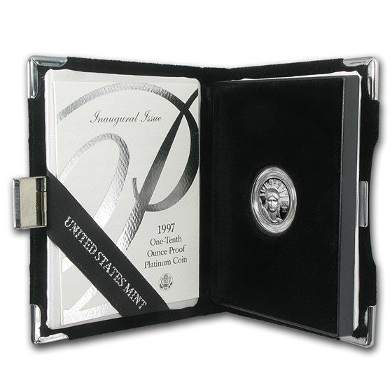1997-W 1/10 oz Proof American Platinum Eagle (w/Box & COA) 1997-W 1/10 oz Proof American Platinum Eagle (w/Box & COA)