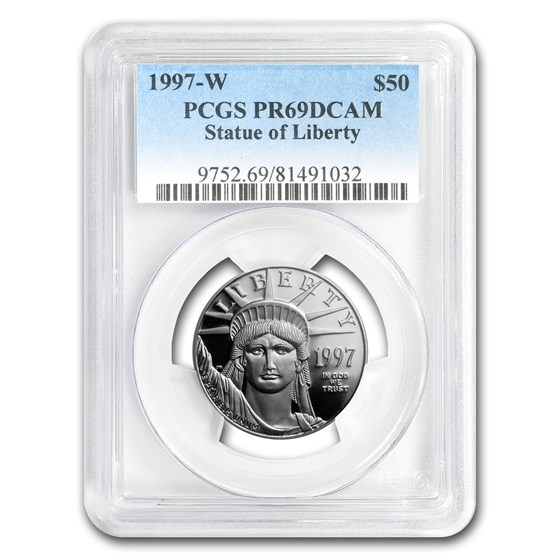 1997-W 1/2 oz Proof American Platinum Eagle PR-69 PCGS