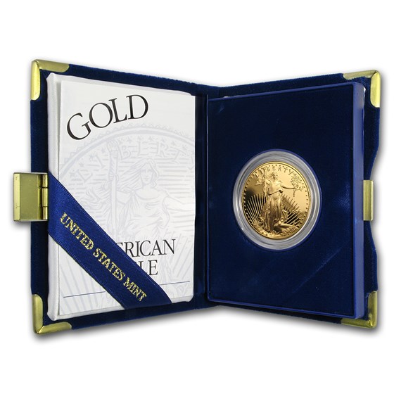 1997-W 1 oz Proof American Gold Eagle (w/Box & COA)